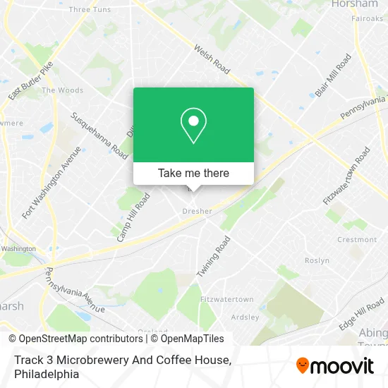 Track 3 Microbrewery And Coffee House map