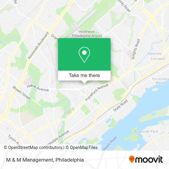 M & M Management map