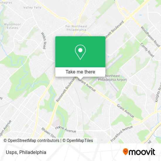 Usps map