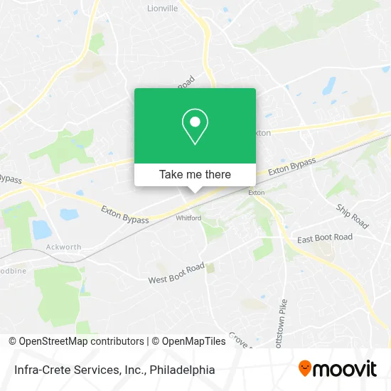 Infra-Crete Services, Inc. map