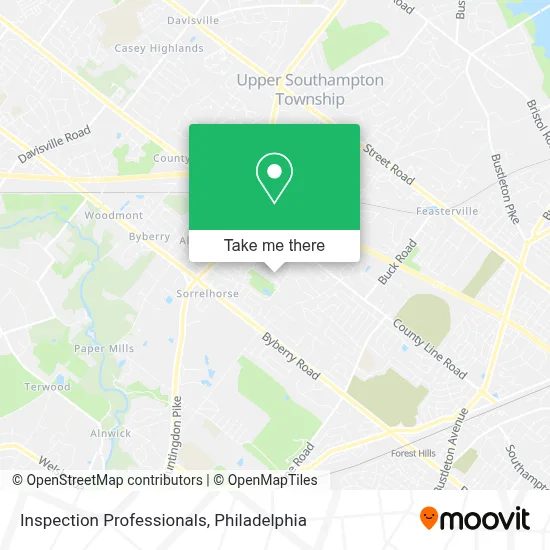 Inspection Professionals map