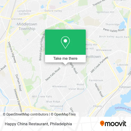 Happy China Restaurant map