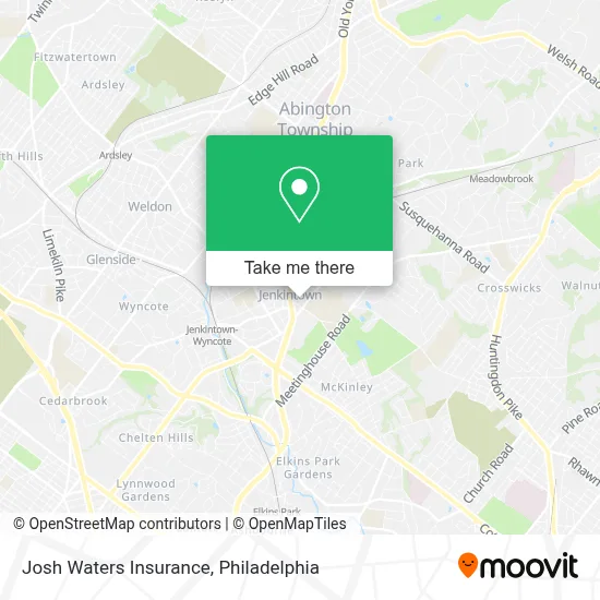 Josh Waters Insurance map