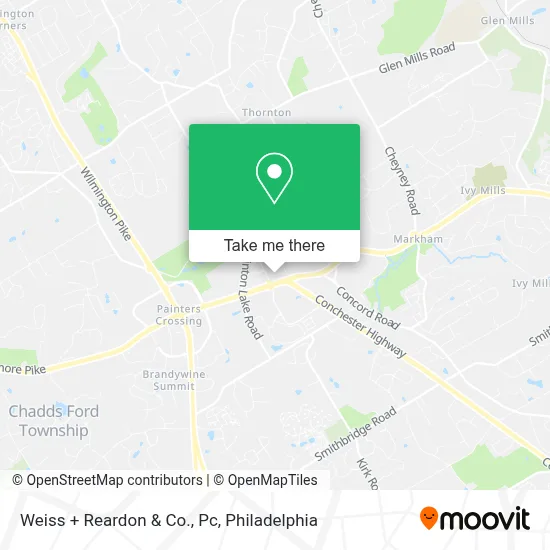 Weiss + Reardon & Co., Pc map