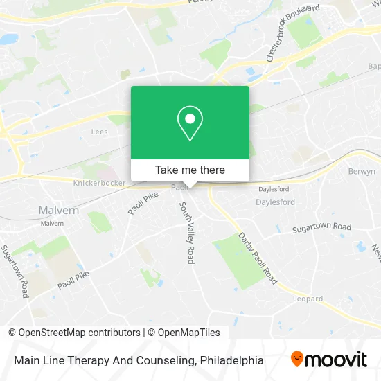 Main Line Therapy And Counseling map