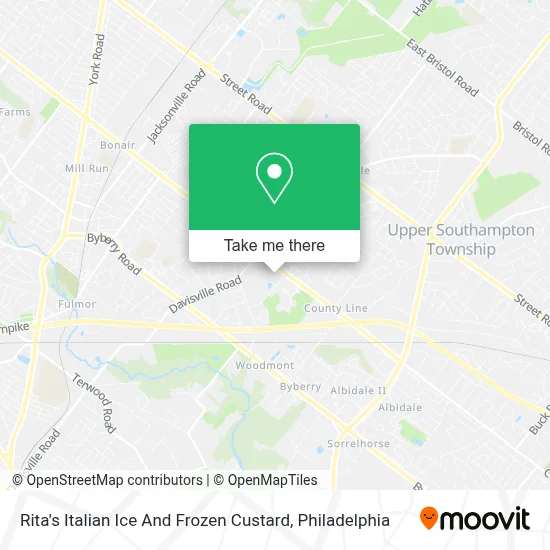 Rita's Italian Ice And Frozen Custard map