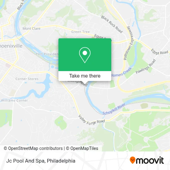 Jc Pool And Spa map