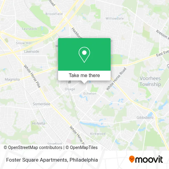 Foster Square Apartments map