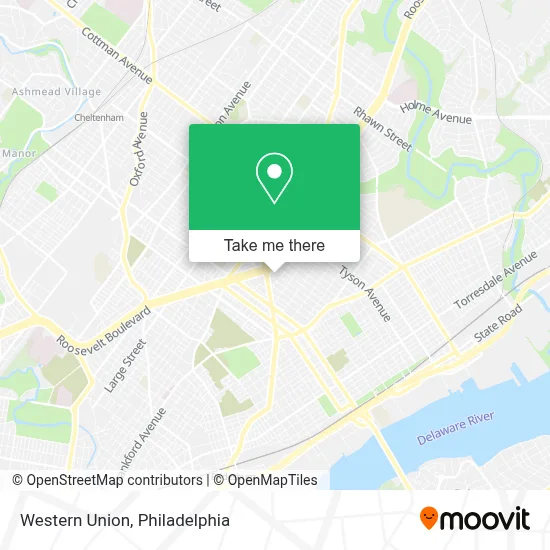 Western Union map