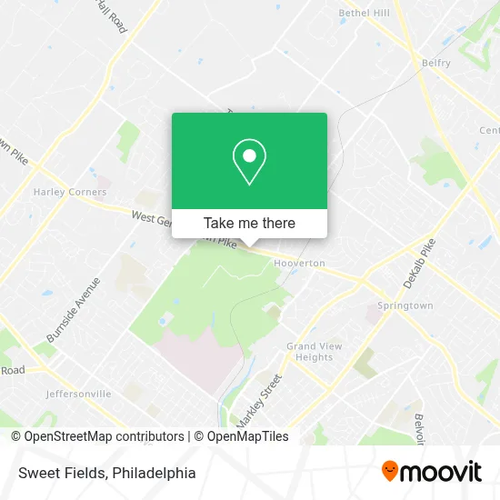 Sweet Fields map