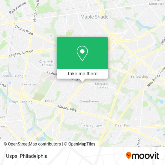 Usps map