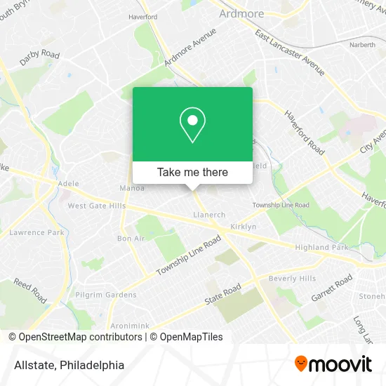 Allstate map