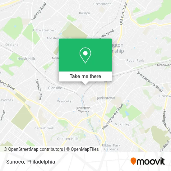 Sunoco map