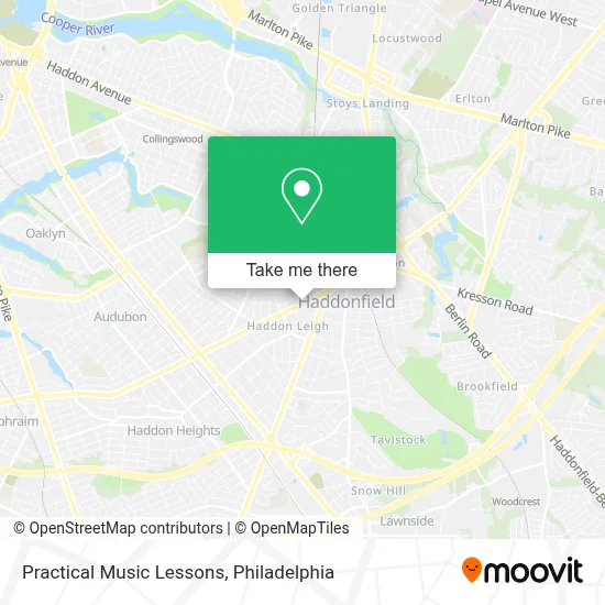 Practical Music Lessons map