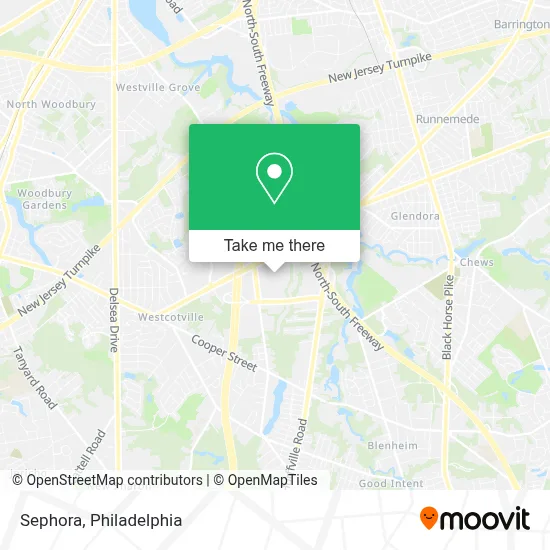 Sephora map