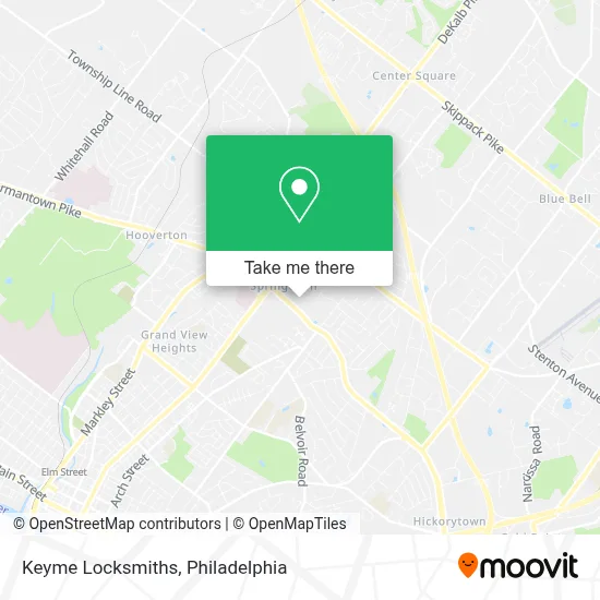 Keyme Locksmiths map