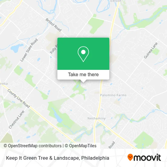 Keep It Green Tree & Landscape map