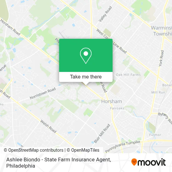 Ashlee Biondo - State Farm Insurance Agent map
