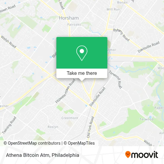 Athena Bitcoin Atm map