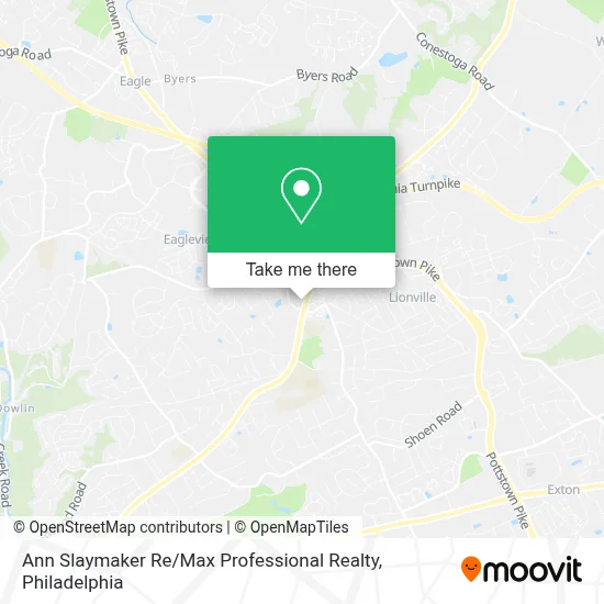 Ann Slaymaker Re / Max Professional Realty map