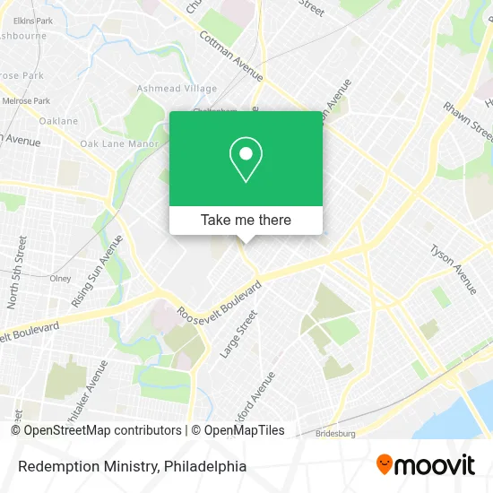 Redemption Ministry map