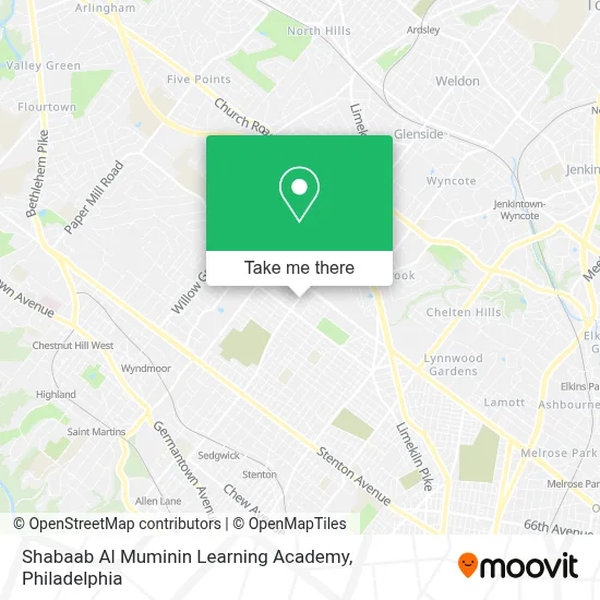 Shabaab Al Muminin Learning Academy map