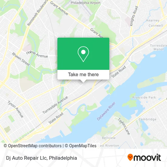 Dj Auto Repair Llc map