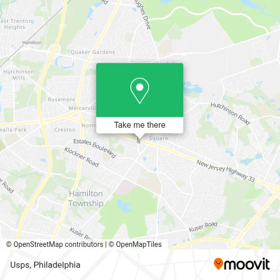 Usps map