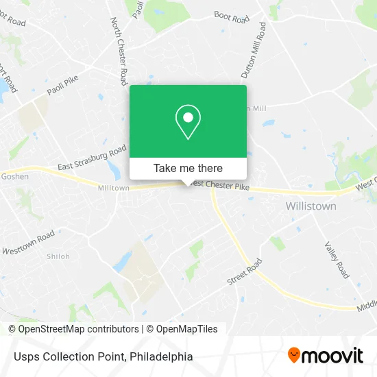 Usps Collection Point map