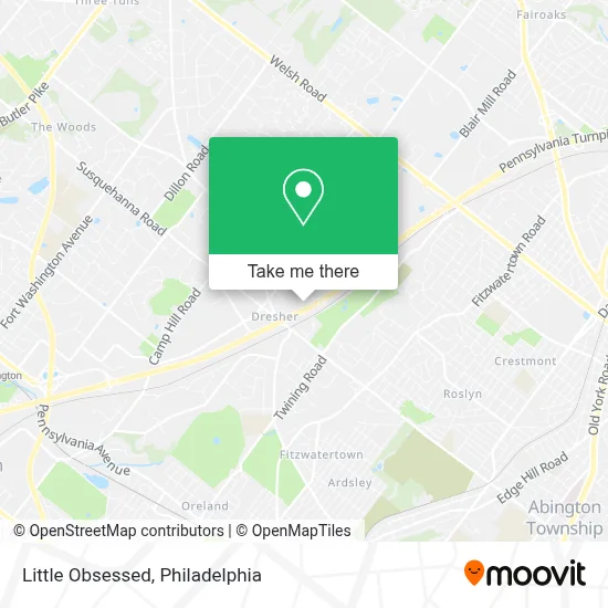 Little Obsessed map