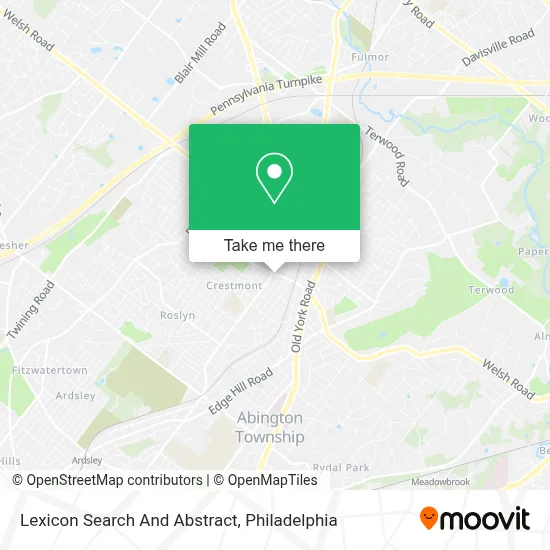 Lexicon Search And Abstract map