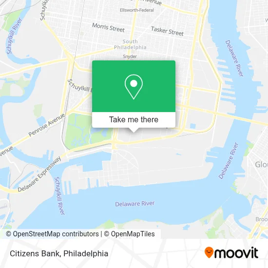 Citizens Bank map