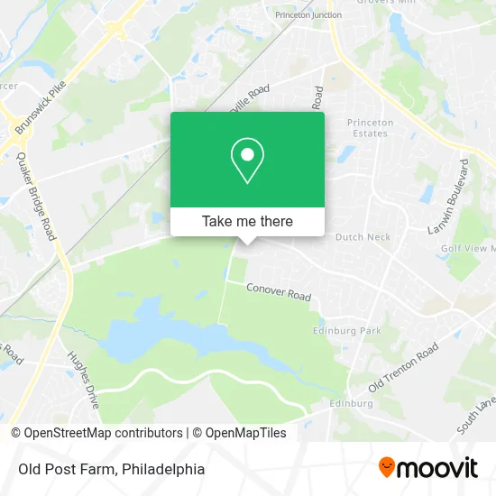 Old Post Farm map