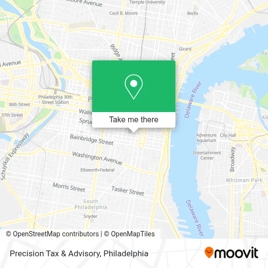 Precision Tax & Advisory map