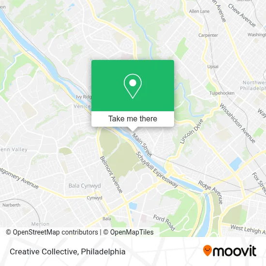 Creative Collective map