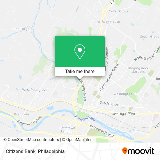 Citizens Bank map