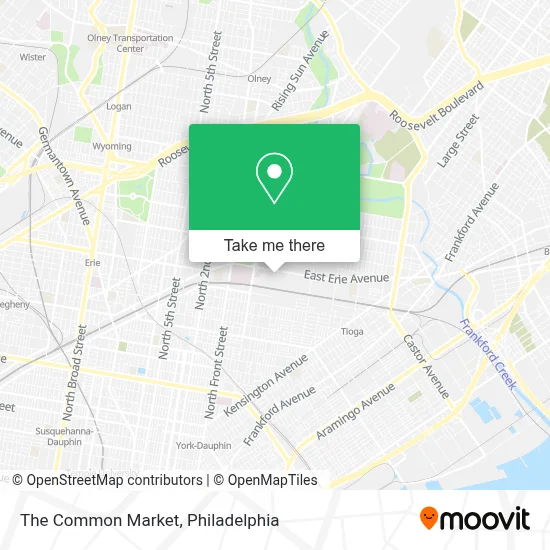 The Common Market map
