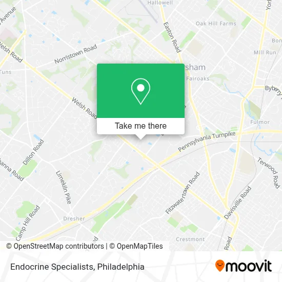 Endocrine Specialists map