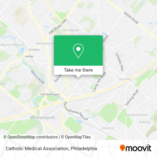 Catholic Medical Association map