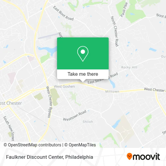 Faulkner Discount Center map