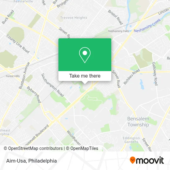 Aim-Usa map