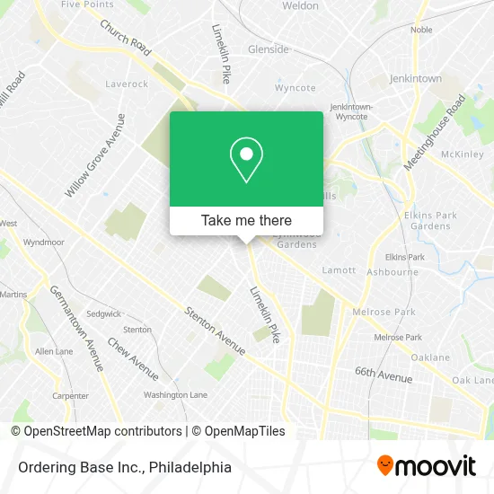 Ordering Base Inc. map