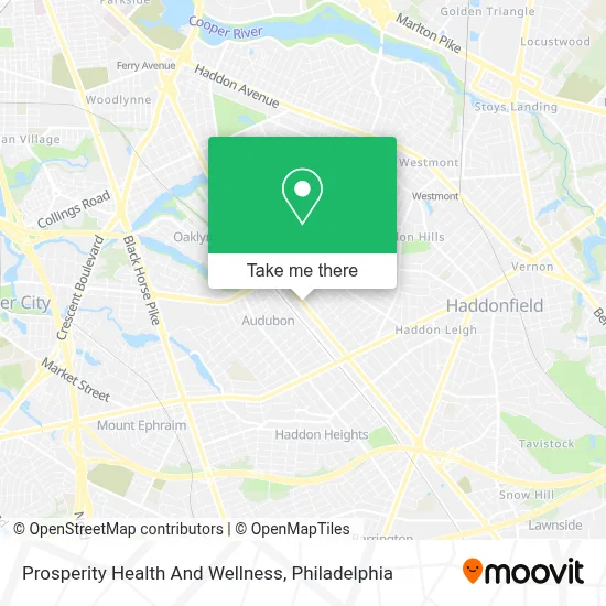 Prosperity Health And Wellness map