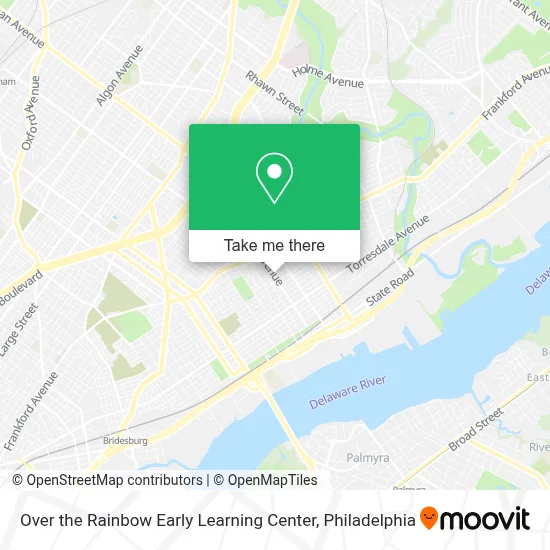 Over the Rainbow Early Learning Center map