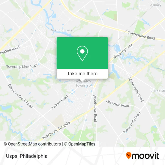 Usps map