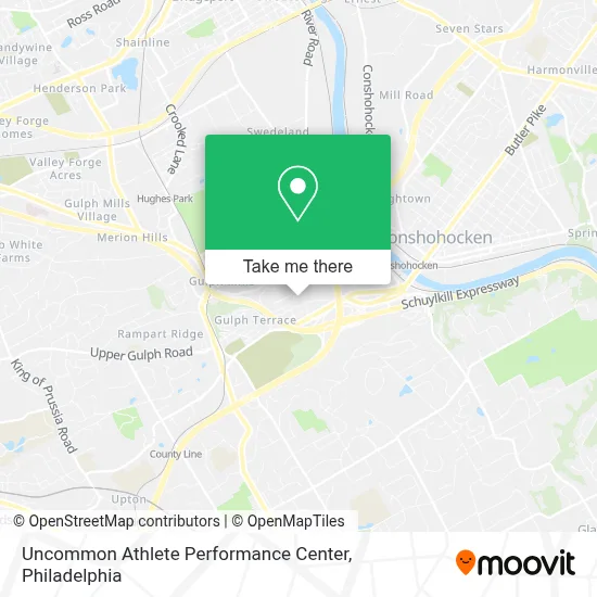 Uncommon Athlete Performance Center map