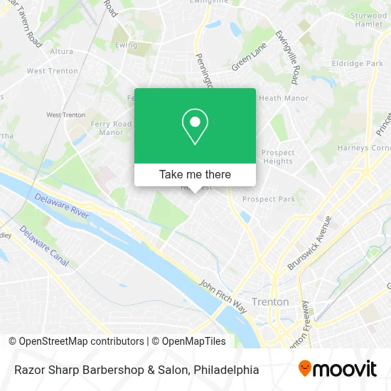 Razor Sharp Barbershop & Salon map