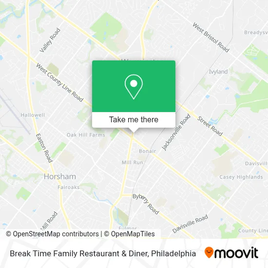 Break Time Family Restaurant & Diner map