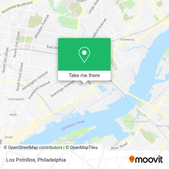 Los Potrillos map