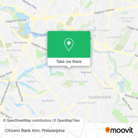 Citizens Bank Atm map